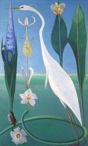 Der weiße Reiher von Joseph Stella
