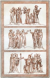 Das Leben von Thomas Becket, 1801 von Joseph Strutt