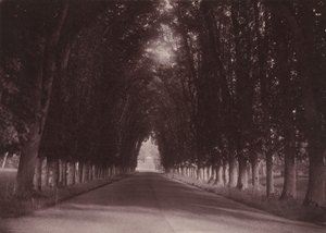 Allee, Château de Grand-Vaux, Savigny-sur-Orge, das Familienheim von Vigier