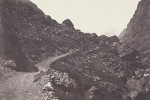 Saint-Sauveur. Pfad zum Chaos führend nach Gavarnie