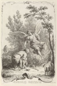 Moses und der brennende Dornbusch von Joseph Wagner