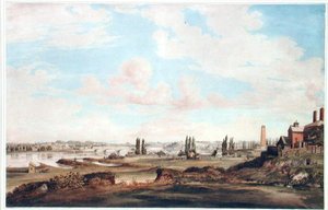 Ansicht von Philadelphia und dem Schuylkill River, ca. 1816 von Joseph Watson