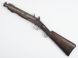 Donnerbüchse mit Federbajonett, ausgegeben an irische Freiwillige, ca. 1815 von Joseph Wood