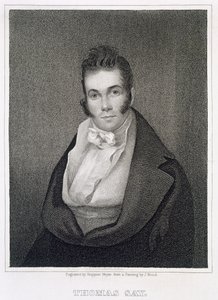Thomas Say (1787-1834), graviert von Henry Hoppner Meyer (1787-1847) von Joseph Wood