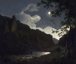 Dovedale im Mondlicht