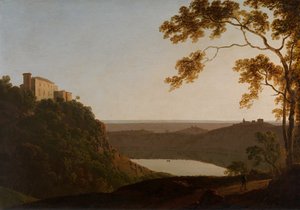 Lago Nemi, Sonnenuntergang