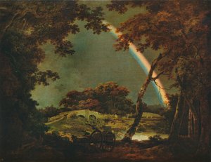 Landschaft mit Regenbogeneffekt, 1794, 1930