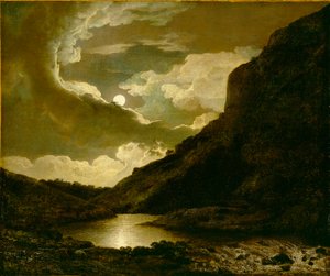 Matlock Tor im Mondlicht