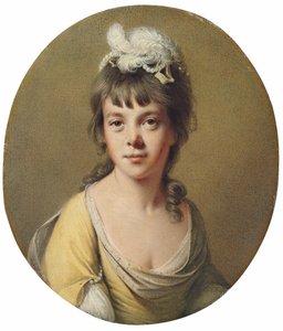 Porträt von Miss Harriet Hope von Joseph Wright of Derby