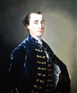 Porträt von Sampson Copestake (gest. 1781) aus Kirk Langley