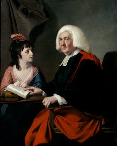 Rev. Thomas Wilson (1703-84) und Miss Catherine Macaulay (1731-91) von Joseph Wright of Derby