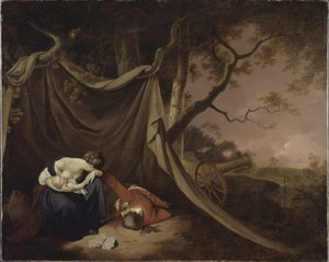 Der tote Soldat, ca. 1789 von Joseph Wright of Derby