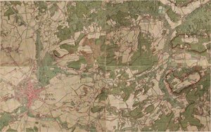 Karte von Loven ou Louvain - Leuven von Joseph de Ferraris