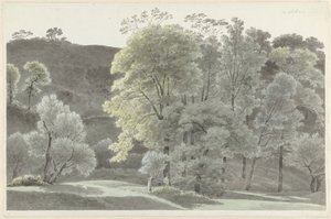 Bäume in der Umgebung von Subiaco von Josephus Augustus Knip