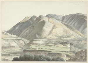 Italienische Landschaft bei Subiaco