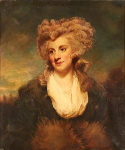 Halbporträt von Lady De Clifford