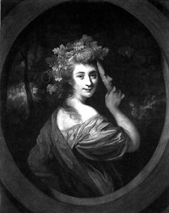 Mademoiselle Giovanna Baccelli (1753-1801) graviert von J.R. Smith, veröffentlicht 1783