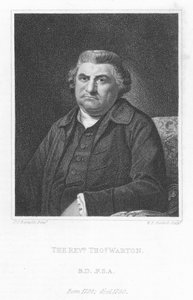 Der Reverend Thomas Warton, englischer Literaturhistoriker, Kritiker und Dichter (Gravur) von Joshua (after) Reynolds