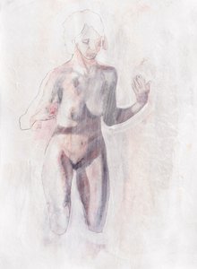Ätherische nackte Figur