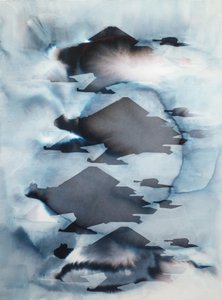 Fließende blaue Gipfel von Joshua Hoskins