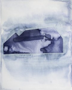 Indigo Berglandschaft