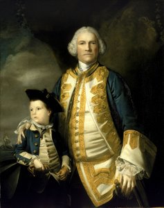 Admiral Francis Holburne (1704-1771) und sein Sohn, Sir Francis, 4. Baronet (1752-1820)