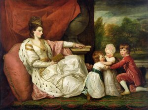 Charlotte Grenvill (Lady Williams-Wynn) und ihre Kinder, ca. 1788 von Joshua Reynolds
