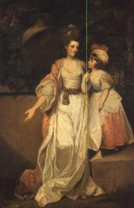 Mrs. Thomas Jelf Powis und ihre Tochter Catherine von Joshua Reynolds