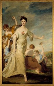 Porträt von Madame Hale als Euphrosyne, die Gnade der Freude in der griechischen Mythologie von Joshua Reynolds
