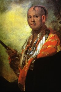 Porträt von Syacaust Ukah, Häuptling des Cherokee-Stammes von Joshua Reynolds