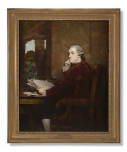 Porträt von William Henry Cavendish Bentinck, 3. Herzog von Portland an seinem Schreibtisch, 1771