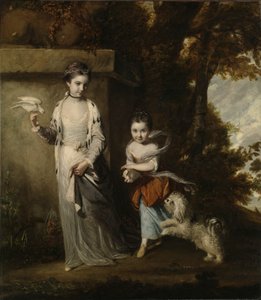 Porträt der Damen Amabel und Mary Jemima Yorke von Joshua Reynolds