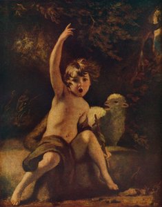 St. Johannes in der Wildnis, um 1776 von Joshua Reynolds