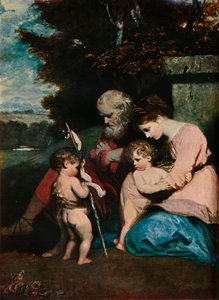 Die Heilige Familie mit dem kleinen Johannes, 1788-1789 von Joshua Reynolds