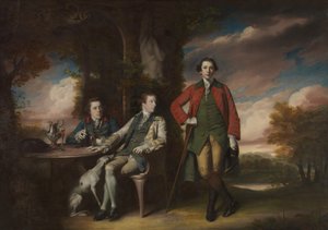 Der ehrenwerte Henry Fane 1739-1802 mit Inigo Jones und Charles Blair (1761-66) von Joshua Reynolds