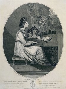 Die Musik von Mademoiselle S. Huberty inspiriert von Apollo von Joshua Reynolds