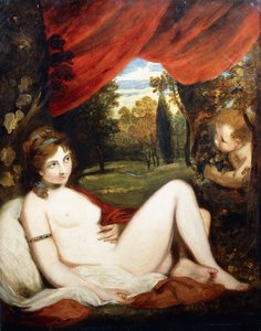 Venus und Amor, oder "Die lüsterne Bacchantin" von Joshua Reynolds