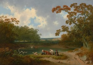 Ansicht der Landschaft von Pennsylvania 1823