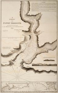 Eine Vermessung des Hafens von Fowey von Joshua Thomas Austen