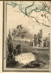D1, Cleckheaton & Gravur des West End von Kirkstall Abbey von Joshua Thorp