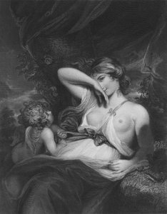 Die Schlange im Gras von Joshua after Reynolds