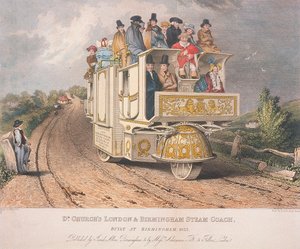 Dr. Churchs London und Birmingham Dampfwagen, 1833 von Josiah Allen