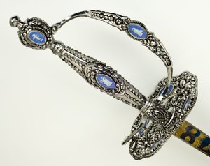 Detail eines Degen, ca. 1790