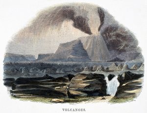 Vulkane, aus Phänomene der Natur, 1849