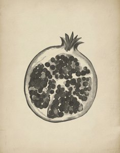 Geschnittener Granatapfel