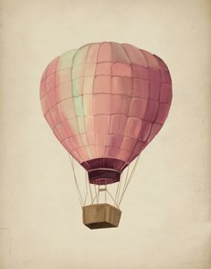 Träumender Rosa Ballon