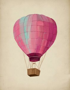 Träumender Rosa Flug