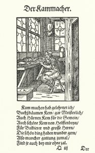 Der Kammacher von Jost (after) Amman