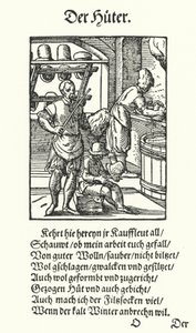 Der Hutmacher von Jost (after) Amman