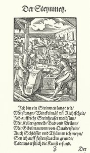 Der Steinmetz von Jost (after) Amman